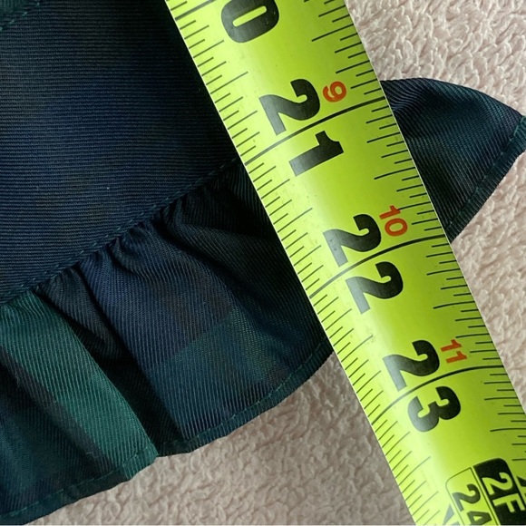 Tuckernuck Ruffle Reagan Button Down Shirt Blouse-Women’s M & L-Green/Black-NEW - Picture 10 of 15